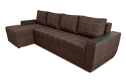 Угловой диван Наполи Плюс (коричневый, 300х150 см) IMI knplp-sn-3 фото
