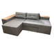 Кутовий диван Доміно (Світло-сірий, 245х160 см) IMI kb15 фото