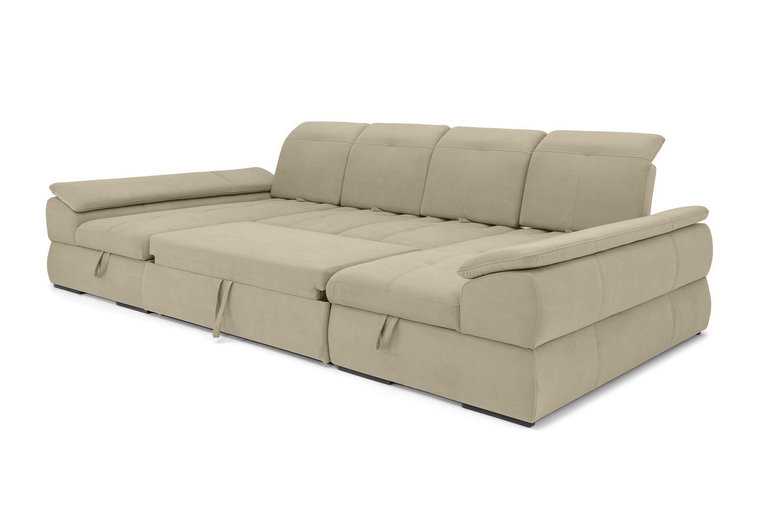 Угловой диван Денвер П2 (353 &times; 195 см, бежевый) IMI Premium kdnvr-p2-pl-2 фото