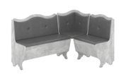 Кухонный уголок FlavorFurnish-1 (110 &times; 150, серый и бетон) ph-kt-grcg-sr-btn фото