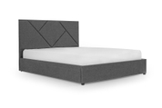 Ліжко Цинія 140х200 (Сірий, рогожка, без підйомного механізму) IMI tsnrg140x200sb фото