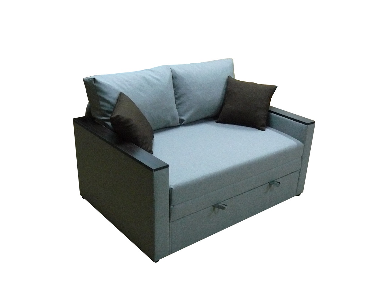 Диван-кресло Кубус 120 (узкие подлокотники, светло-серый, 140х97 см) IMI dkbs-sn-7 фото