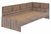 Кровать детская Belva (203,2 &times; 93,5 &times; 74,8 см, велюр, трюфель, ирис 08) ph-dt-lg-s4-tr-rs8 фото