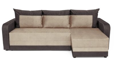 Кутовий диван Арден (ivory+choco, 230х150 см) Sofa В наявності kas224150 фото