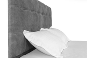 Кровать с матрасом Роза 160х200 (Светло-серый, велюр, без подъемного механизма) IMI trnd-am160x200ssb фото 7