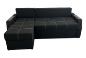 Кутовий диван Марк (Чорний, 224х150 см) ІМІ dmrk-sn-19 фото 3