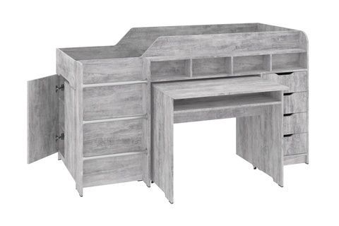 Кровать-чердак Genio (88,2 &times; 193,2 &times; 88,7 см, бетон) ph-ld-lgnd-193-btn фото