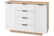 Комод Kelrix (128 &times; 43 &times; 91,5 см, сонома и белый) ph-kmd-k6-snm-bl фото