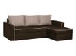 Кутовий диван Монако (коричневий з карамеллю, 235х150 см) IMI