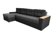 Кутовий диван Сіті Плюс (Світло-сірий з сірим, 300х150 см) ІМІ kctp-sn-7-8 фото