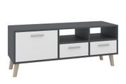 Тумба для TV Ivaron (120 &times; 40 &times; 46 см, антрацит и белый) ph-tmb-tv-mrg-ntrc-bl фото