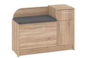 Тумба для взуття Jarnex (88,4 &times; 38 &times; 65 см, сонома і саванна дарк грей) ph-tmb-vz-b3-snm-svn-drg фото