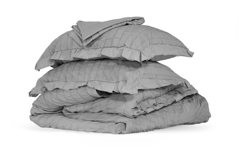 Комплект постельного белья (жатка, серый, евро) kpb-zhsie-200x220 фото