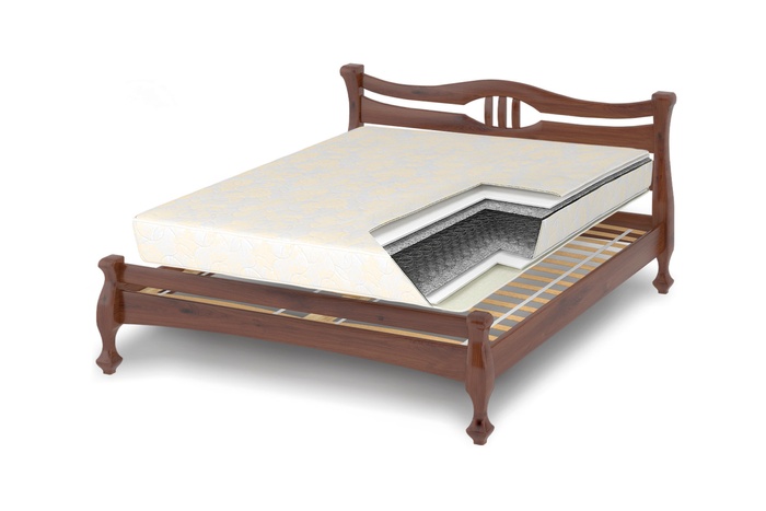 Кровать Шанс с матрасом (Dallas) 80х190 см dlls-teo-80x190 фото