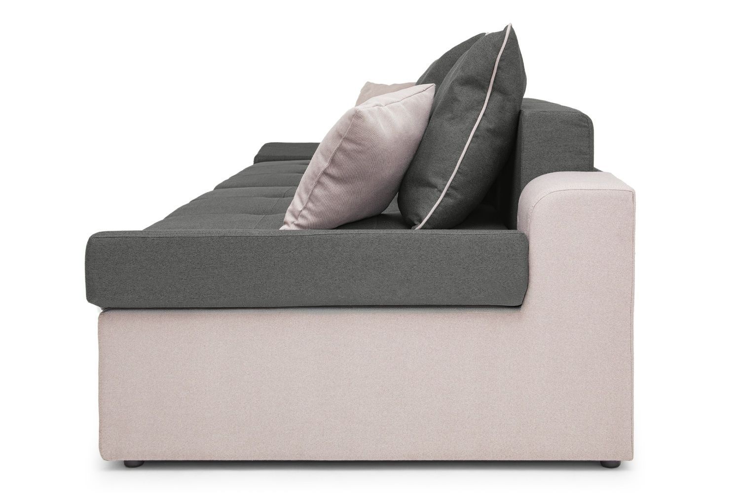 Диван Grande (114 &times; 308 см, серый с бежевым) IMI Premium mpr-d-grnd-bgm-35-33 фото
