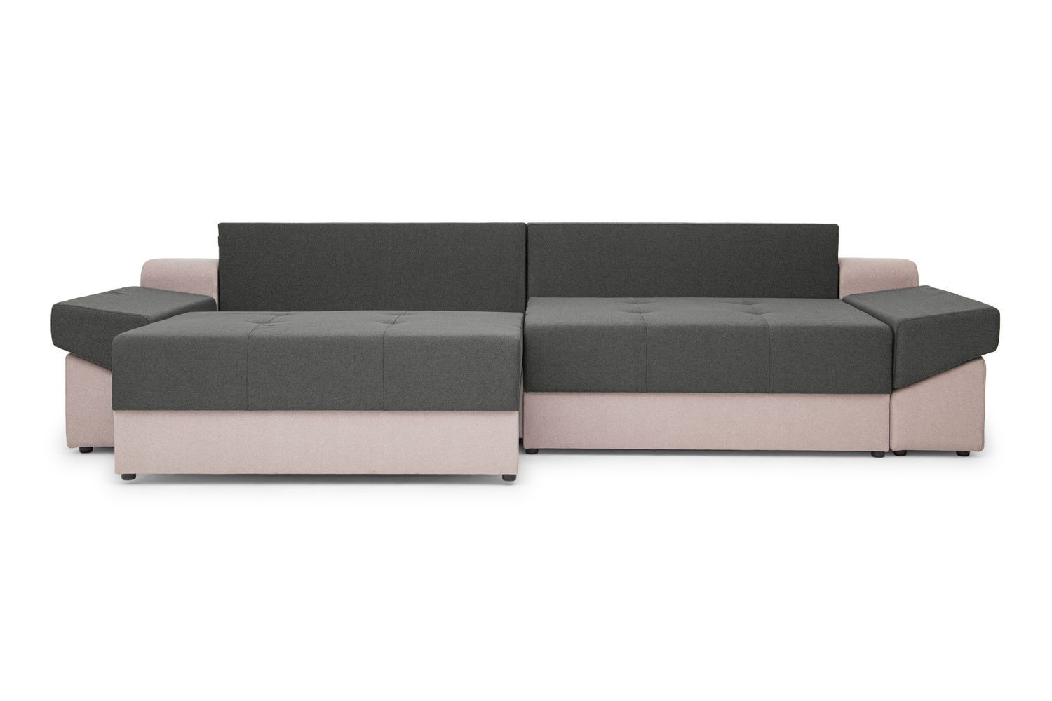 Диван Grande (114 &times; 308 см, серый с бежевым) IMI Premium mpr-d-grnd-bgm-35-33 фото