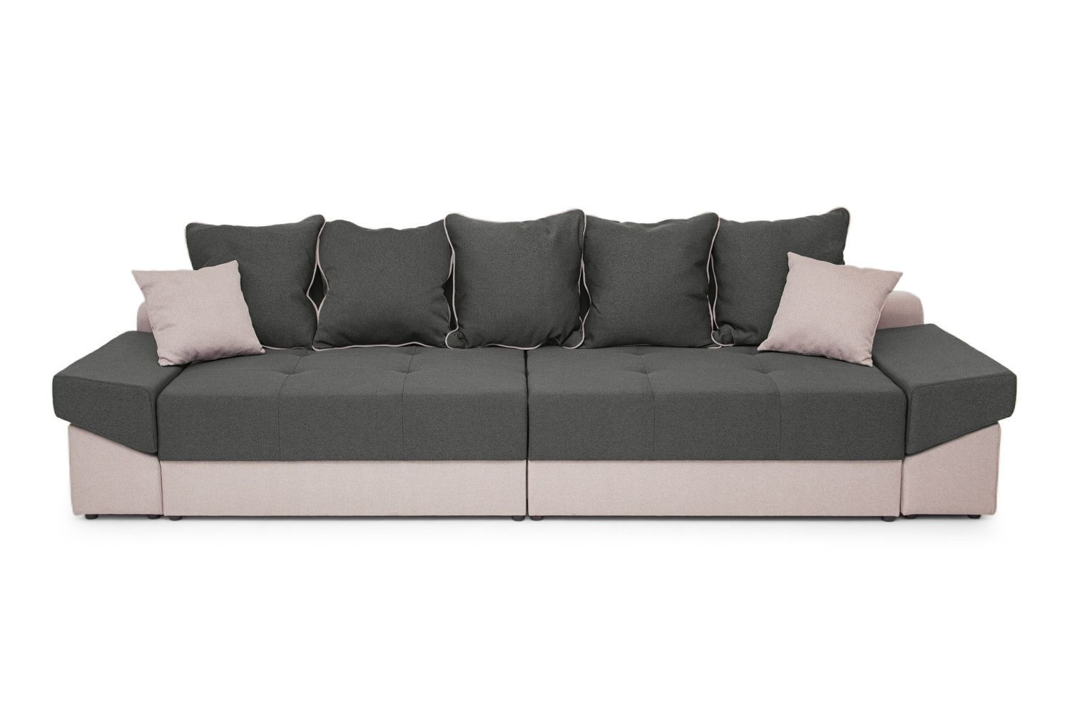 Диван Grande (114 &times; 308 см, серый с бежевым) IMI Premium mpr-d-grnd-bgm-35-33 фото