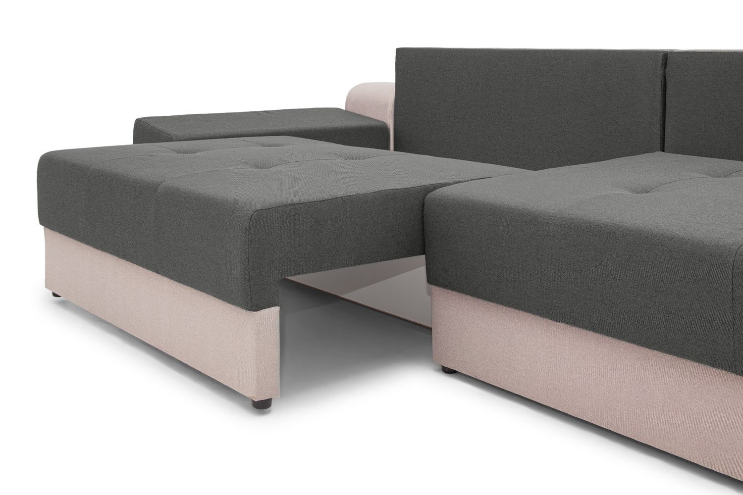 Диван Grande (114 &times; 308 см, серый с бежевым) IMI Premium mpr-d-grnd-bgm-35-33 фото