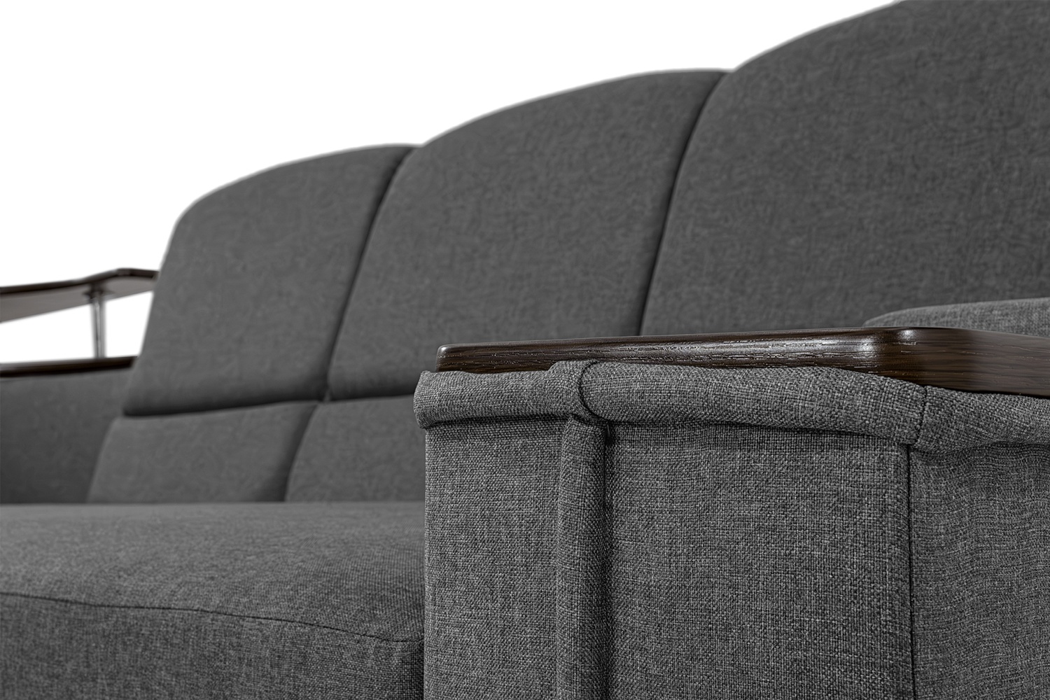 Кутовий диван Меркурій (Сірий, 255х185 см) ІМІ kmrc-sn-8 фото