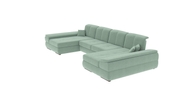 Угловой диван Денвер П2 (серо-зеленый, 353х170 см) dp2sz фото