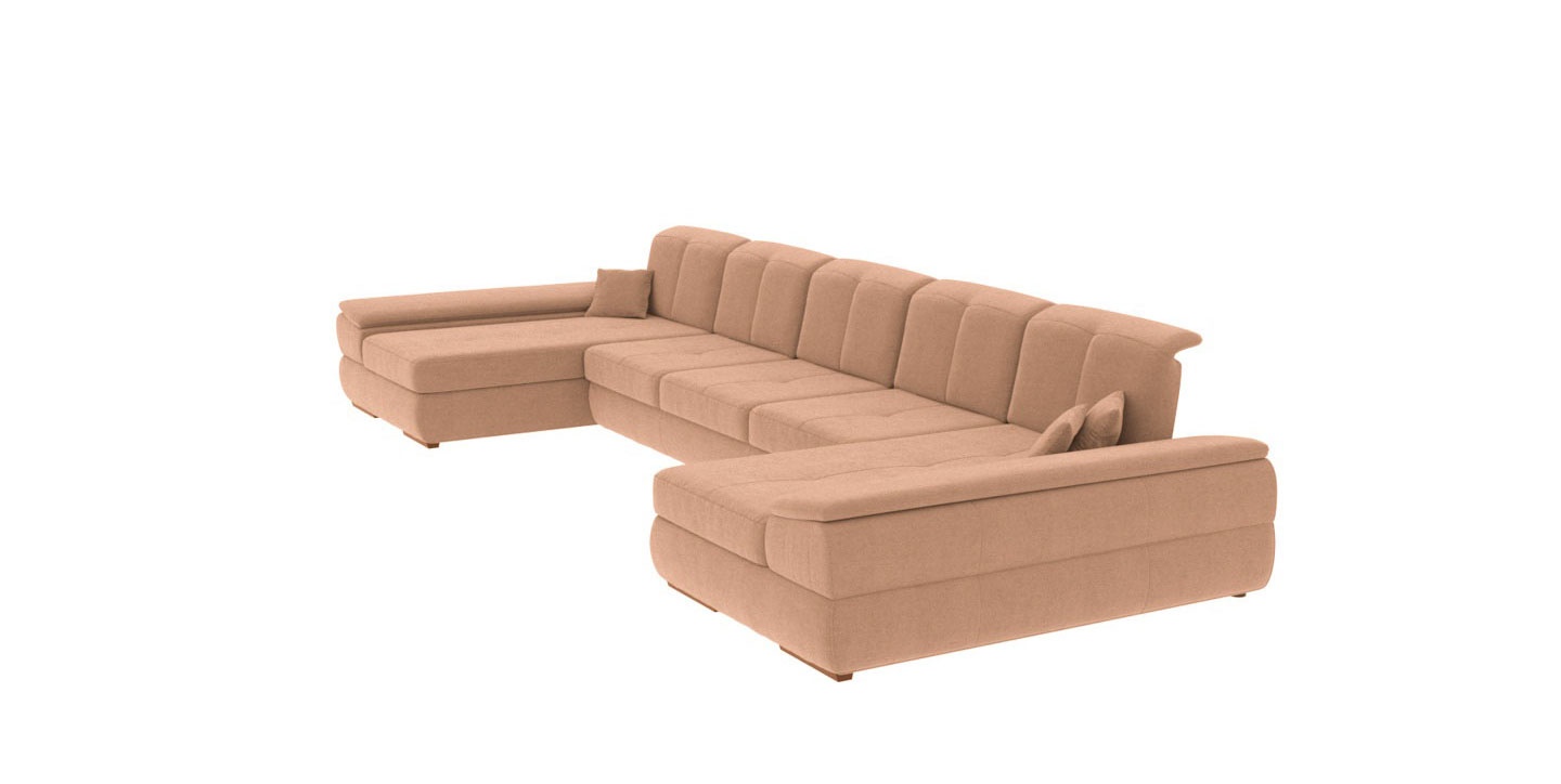 Кутовий диван Денвер П3 (персиковий, 400х170 см) dp3p фото