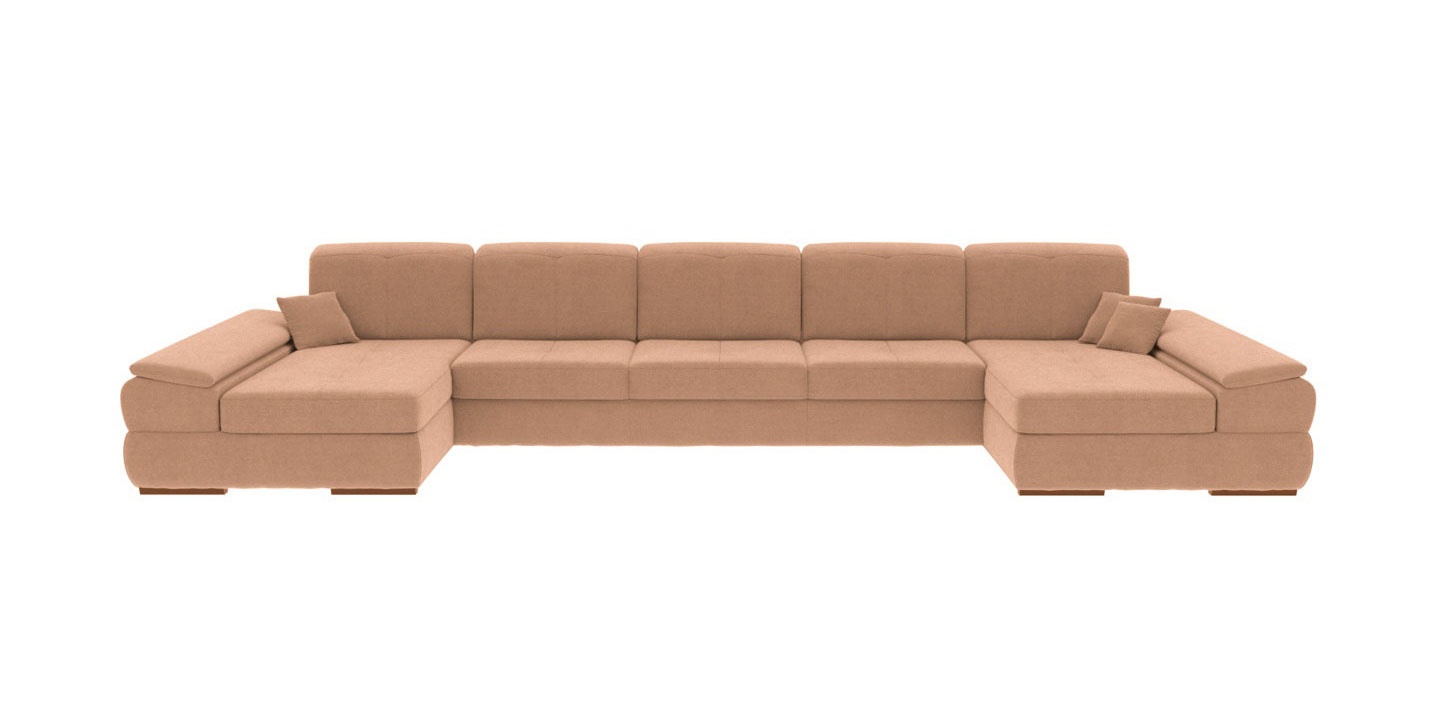 Угловой диван Денвер П3 (персиковый, 400х170 см) dp3p фото