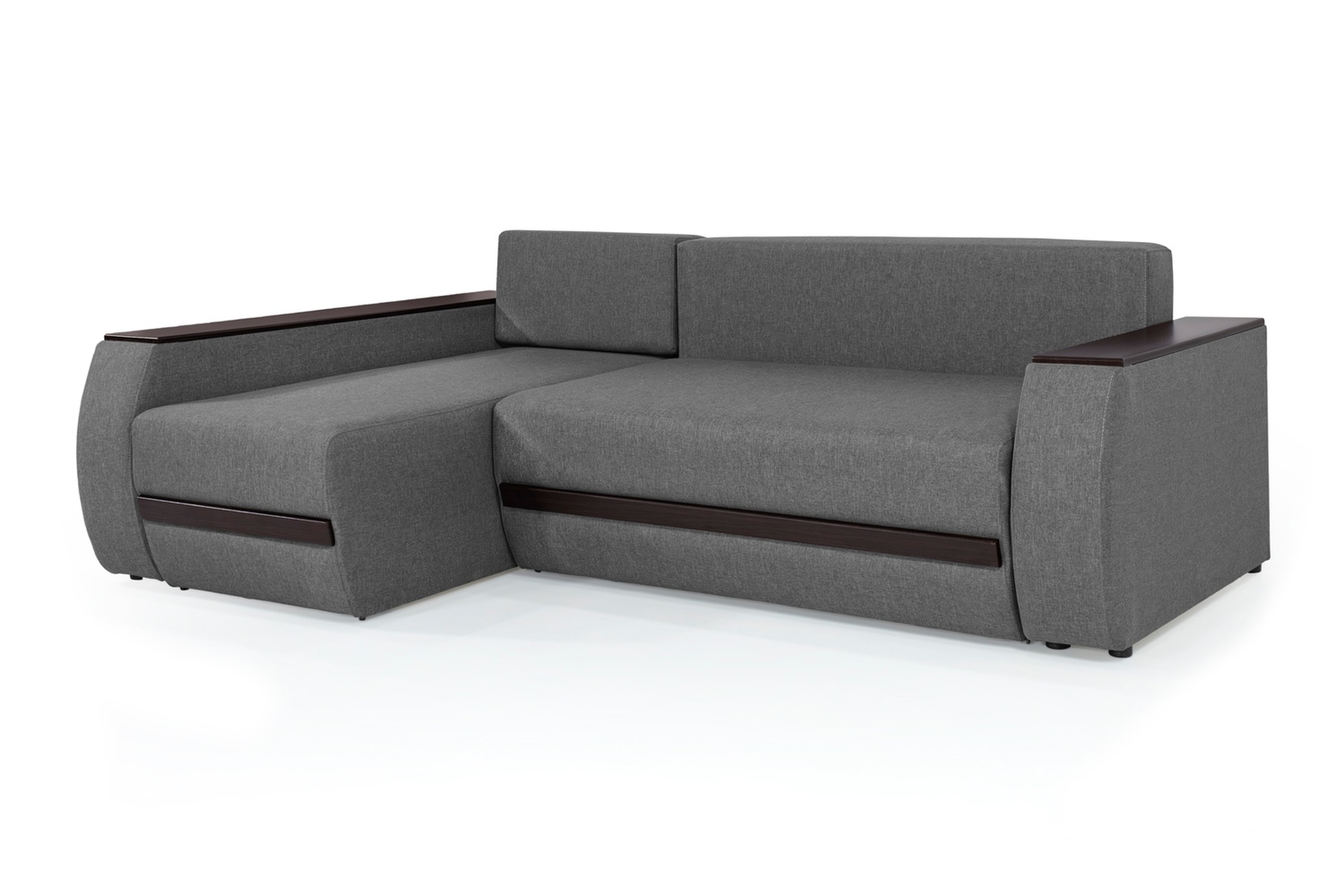 Угловой диван Осака (серый, 250х170 см) IMI Premium ksk-sn-8 фото