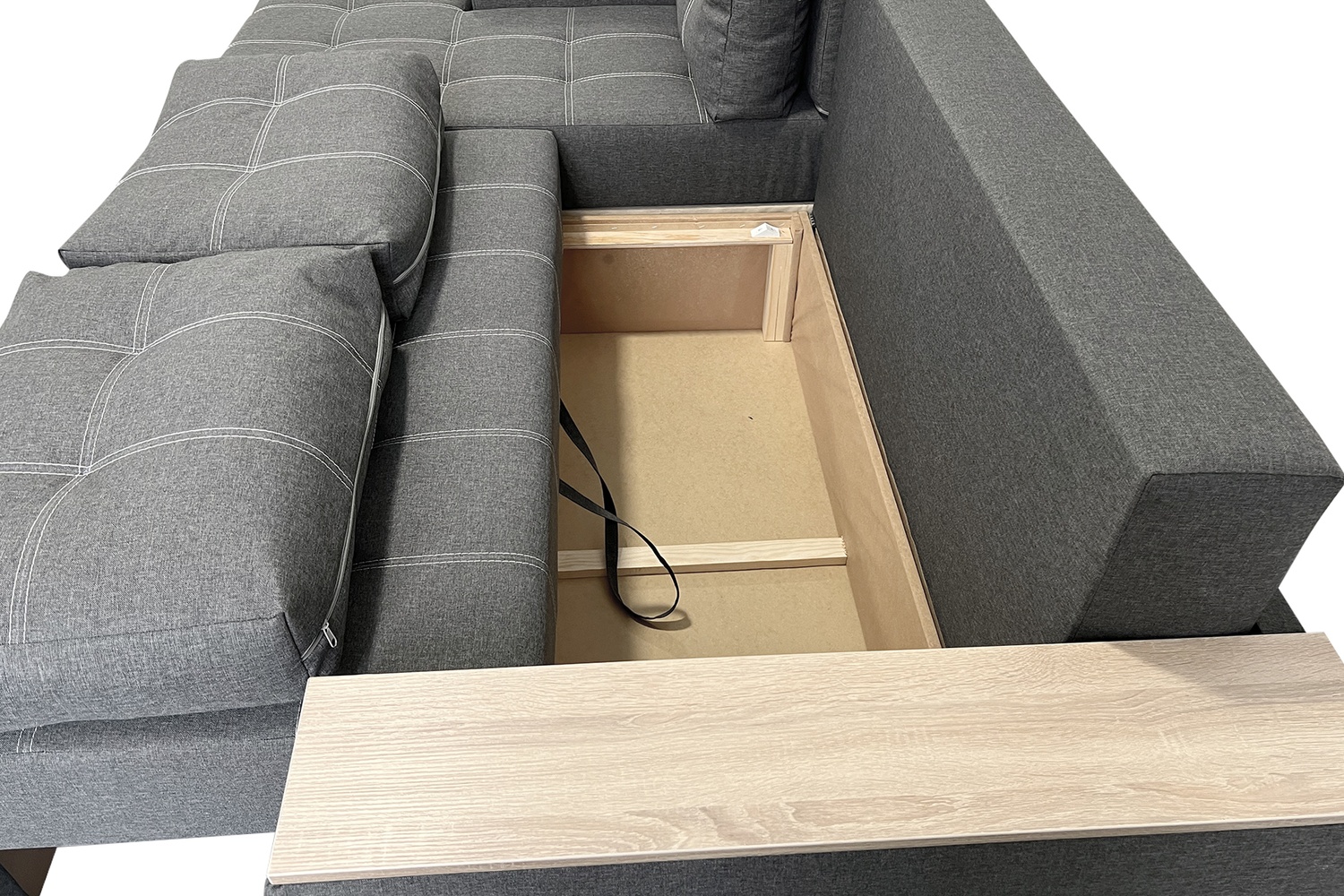 Кутовий диван Сіті (Сірий, 240х150 см) IMI kct-sn-8 фото