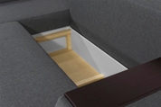 Угловой диван Осака (серый, 250х170 см) IMI Premium ksk-sn-8 фото 8