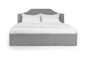 Кровать Моника 160х200 (Светло-серый, ламели, матрас, ниша) lmnk160x200ss фото 6