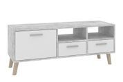 Тумба для TV Ivaron (120 &times; 40 &times; 46 см, бетон и белый) ph-tmb-tv-mrg-bt-bl фото