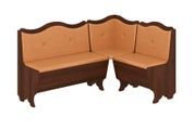 Кухонный уголок FlavorFurnish-1 (110 &times; 150, кожзам, рыжий и орех) ph-kt-grcg-rd-grh фото