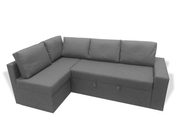 Кутовий диван Маямі (Сірий, 240х150 см) ІМІ kmjm-sn-8 фото 2