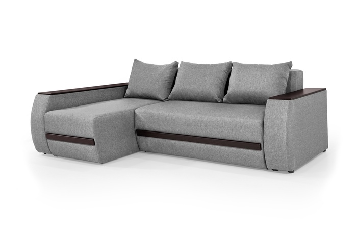 Угловой диван Осака (светло-серый, 250х170 см) IMI Premium ksk-sn-7 фото