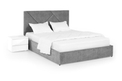 Ліжко Петунія 140х200 (Світло-сірий, ламелі, без підйомного механізму) IMI ptn140x200ssb фото 4