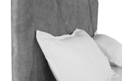 Ліжко з матрацом Цинія 160х200 (Світло-сірий, велюр, без підйомного механізму) IMI tsn-am160x200ssb фото 7