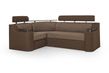Кутовий диван Невада (бежевий з коричневим, 250х182 см) ІМІ