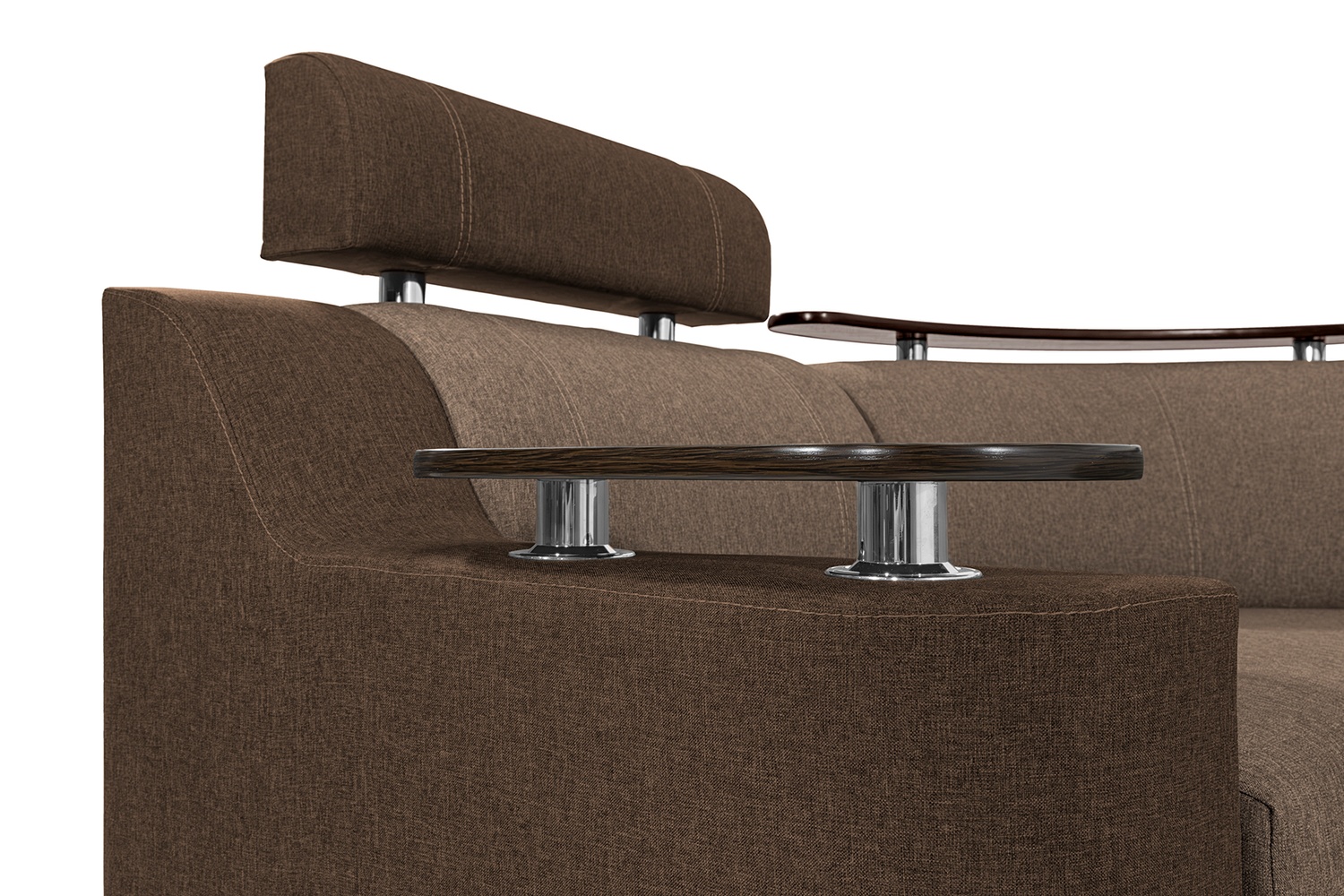 Угловой диван Невада (бежевый с коричневым, 255х185 см) IMI knvd-sn-21-3 фото