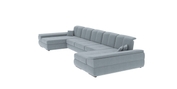 Угловой диван Денвер П3 (серый, 400х170 см) dp3s фото