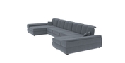 Угловой диван Денвер П3 (темно-серый, 400х170 см) dp3ts фото