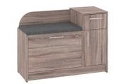 Тумба для взуття Jarnex (88,4 &times; 38 &times; 65 см, трюфель і саванна дарк грей) ph-tmb-vz-b3-trfl-svn-drg фото