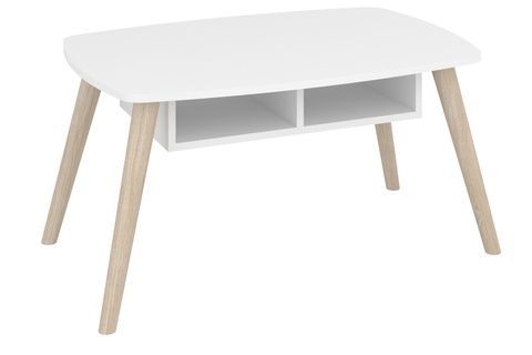 Стол журнальный Melvarn (90 &times; 60 &times; 47 см, белый) ph-grn-stl-rtr-bl фото