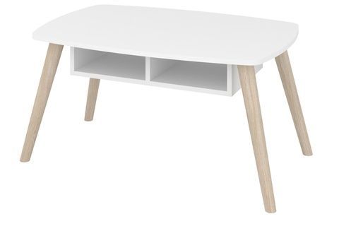 Стол журнальный Melvarn (90 &times; 60 &times; 47 см, белый) ph-grn-stl-rtr-bl фото