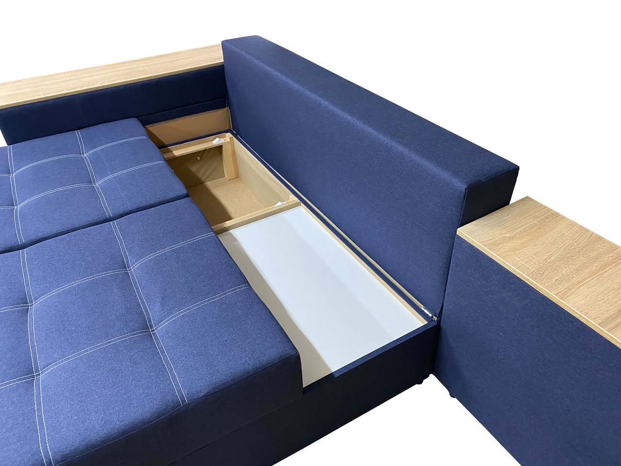 Кутовий диван Доміно (Синій, 245х160 см) ІМІ kbvr-sn-16 фото