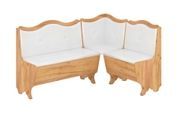 Кухонный уголок FlavorFurnish-1 (110 &times; 150, кожзам, белый и тахо) ph-kt-grcg-bl-th фото