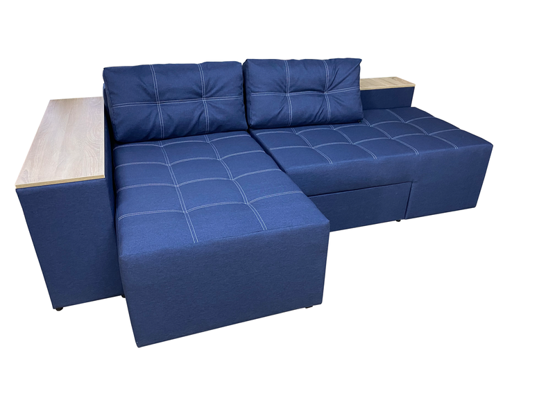 Кутовий диван Доміно (Синій, 245х160 см) ІМІ kb15 фото