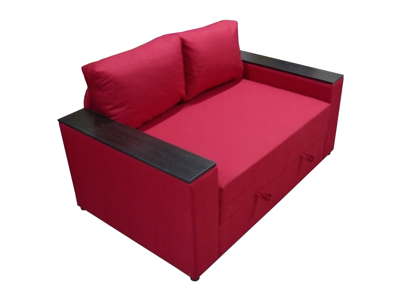 Диван-кресло Кубус 80 (красный, 120х97 см) IMI dkbs80-sn-27 фото